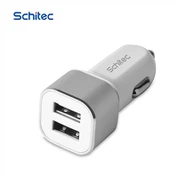 Avtomobilski polnilec Qc USB z dvojnimi vrati